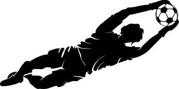 Naklejki na ścianę ścienna dla dzieci chłopca sport PIŁKA NOŻNA 140 cm