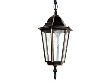 Lampa wisząca zewnętrzna ALU do LED E27 KB4105