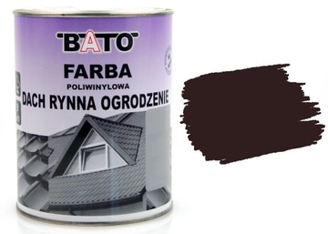 FARBA NA OCYNK ALUMINIUM DACH BLACHĘ BRĄZOWA 8017