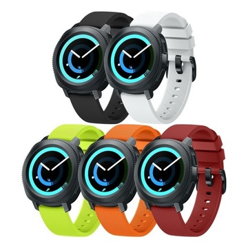 ЧЕРНЫЙ СИЛИКОНОВЫЙ РЕМЕНЬ SAMSUNG GEAR SPORT