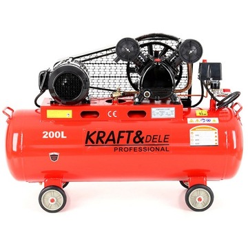 KOMPRESOR OLEJOWY SPRĘŻARKA 200L 2TŁOKI 400V KD407