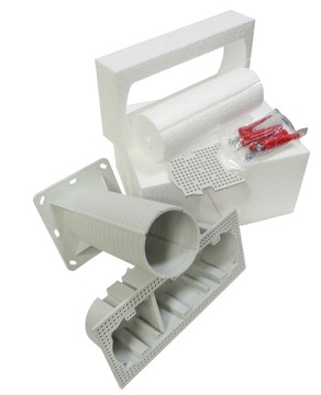 Puszka elektryczna trzykrotna do elewacji, montaż do 3 gniazd, KOPOS