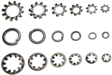 Zestaw podkładek M3 M4 M5 M6 M8 M10 - 720 sztuk