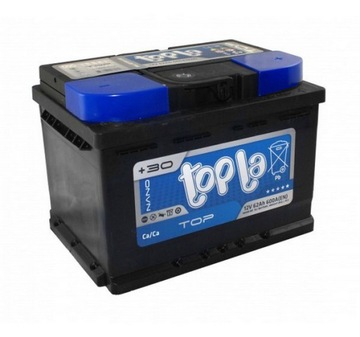 Akumulator TOPLA TOP 12V 62AH 600A P+ BIAŁYSTOK