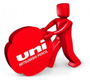 Перманентный маркер UNI 320F круглый черный