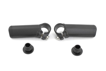 ROG03 ZOOM ЭРГОНОМИЧНЫЕ АЛЮМИНИЕВЫЕ РОЖКИ, ЧЕРНЫЕ МАТОВЫЕ