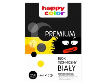 PRAWDZIWY BLOK TECHNICZNY A-4 grubość 250g/m2