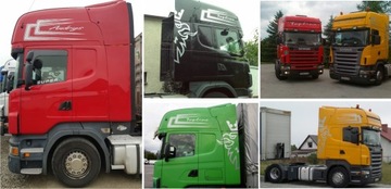 НАКЛЕЙКИ - SCANIA, TOPLINE по сторонам земного шара