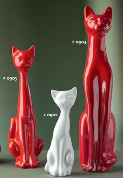 Kot ceramiczny figurka 33 cm