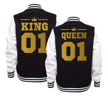 BLUZY BASEBALL DLA PAR PREZENT KING QUEEN MR MRS