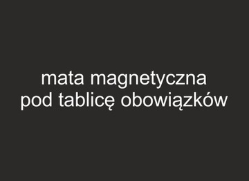 Mata Magnetyczna do tablicy obowiązków