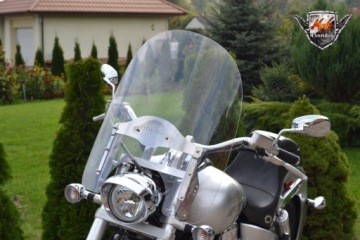 БОЛЬШОЕ ВЕТРОВОЕ СТЕКЛО HONDA SHADOW VT 750 C4 AERO НЕРЖАВЕЮЩАЯ СТАЛЬ