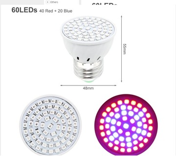 LED Żarówka do roslin E27 10W