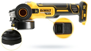 БЕСЩЕТОЧНАЯ ШЛИФОВАЛЬНАЯ МАШИНА DeWalt DCG405N 18В + ДИСКИ