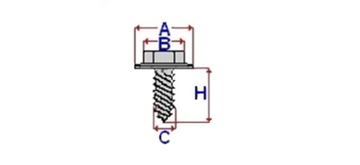 ВИНТ КРЕПЛИТЕЛЬНЫЙ TORX 4.1X16 УНИВЕРСАЛЬНЫЙ ЧЕРНЫЙ (100 ШТ.)