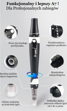 Dr Pen Ultima A7 + Kartridze Dermapen Mezoterapia