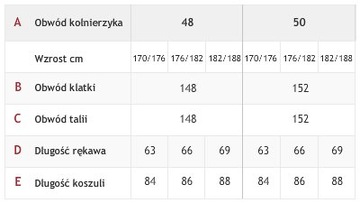 КЛАССИЧЕСКАЯ ОДНА ЧЕРНАЯ РУБАШКА 50 176-182