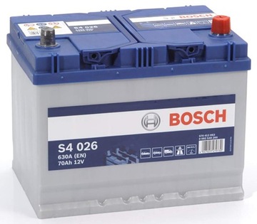 АККУМУЛЯТОР BOSCH S4 70 Ач 630A S4026 S4 026 70 Ач P+ ПОСЛЕДНЯЯ МОДЕЛЬ!