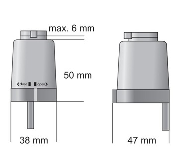 Термопривод T1NC EUROSTER M30x1,5 230 BASE