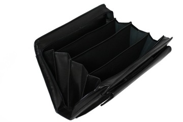 Прочный мужской портфель, кожаный портфель для документов.