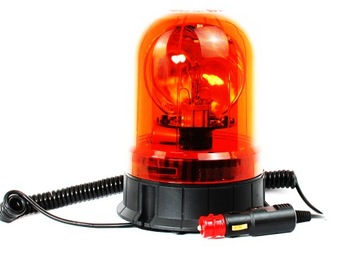 LAMPA OSTRZEGAWCZA H1 KOGUT 12-24V MOCNY MAGNES