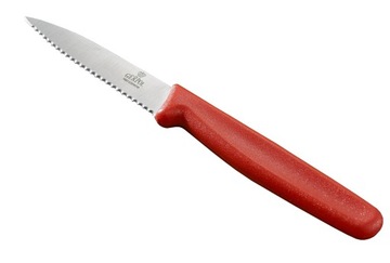 GERPOL NÓŻ NOŻYK ZĄBKOWANY DO POMIDORÓW WARZYW I OWOCÓW 8CM NEON