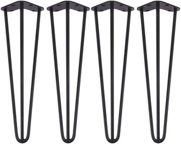 NOGI METALOWE HAIRPIN LEGS 41cm 3 pręty 4 sztuki