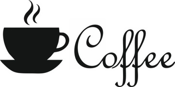 Dekoracja Naklejka do kuchni na ścianę Coffee KAWA 100 cm