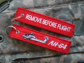 REMOVE BEFORE FLIGHT Брелок/кулон AH-64