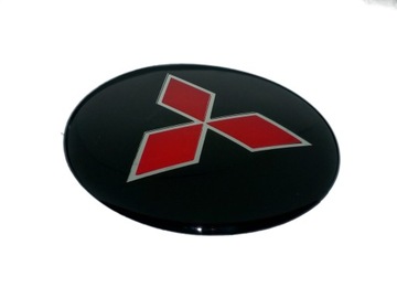 MITSUBISHI naklejka emblemat felga kołpak 64mm