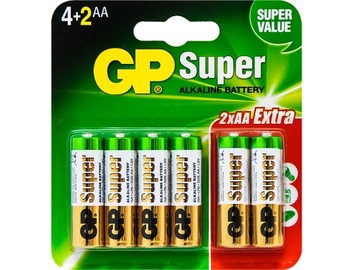 BATERIA ALKALICZNA GP SUPER LR6 6szt