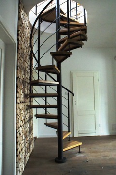 фото ориг. №3, Stairs curved spiral balustrady forged blacksmith