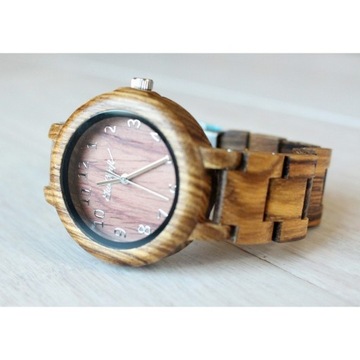 Женские деревянные часы EkoCraft серии FULL WOOD