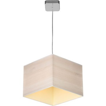Lampa wisząca abażur kolor grusza
