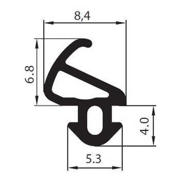 Уплотнитель 10mb для окна LB S-900