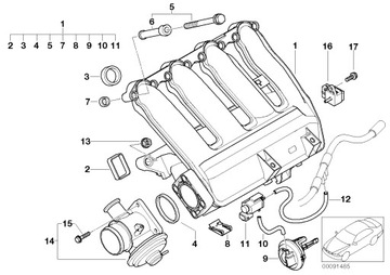 Опорное кольцо BMW для дизельных двигателей M47 M57