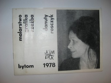 Malarstwo Grafika DANUTA ROSCZYK Katalog 1978