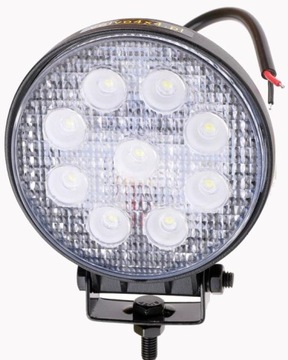 LAMPA DODATKOWA PRZEDNIA BOCZNA COFANIA 27W 9x LED