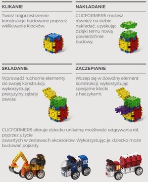 Блоки CLICS PL CLICFORMERS 805002 Blossom 100 шт.