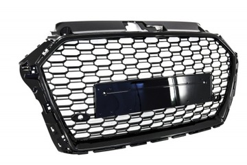 GRILL PRZEDNI AUDI A3 8V 17- RS DESIGN PIANO BLACK