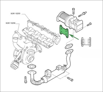 Заглушка EGR 1.9 JTD ALFA ROMEO FIAT 1.9 CDTi OPEL