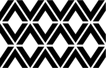 SZABLON MALARSKI WIELOKROTNY TAPETA GEOMETRYCZNA 7