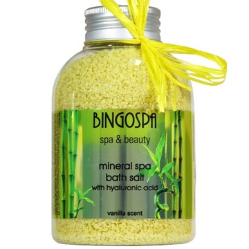 BINGOSPA Минеральная соль для ванн с гиалуроновой кислотой 650 г