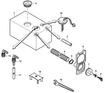 Контейнер для воды 20 л с широким горлом din 96 Comet
