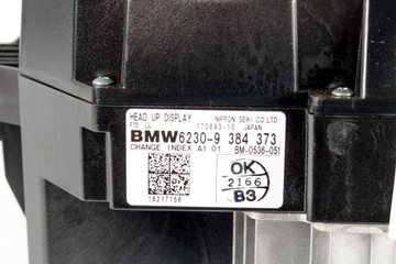 BMW X5 F15 X5M DISPLEJ HEAD UP HEADUP 9384373