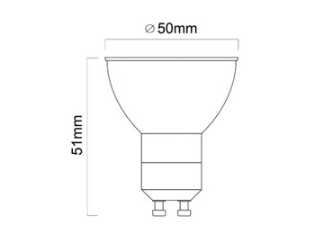 Светодиодная лампа GU10 3Вт 195лм SMD2835 Aigostar COLD