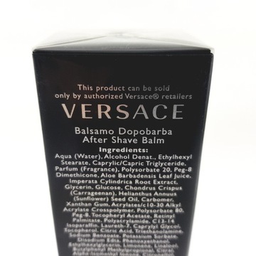 VERSACE Pour Homme БАЛЬЗАМ ПОСЛЕ БРИТЬЯ 100 мл