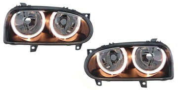 фото ориг. №2, Vw golf 3 mk3 headlights front black h7/ h7 rings