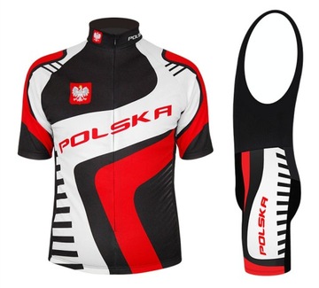 KOMPLET KOSZULKA + SPODENKI POLSKA 4XL, Lokosport