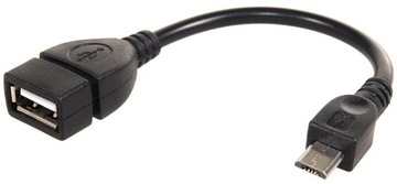 Adapter USB na micro USB HOST OTG obsługa host USB